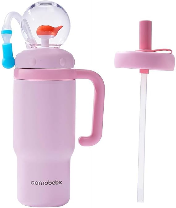 Drinking Cup with Whale Squirt, 24Oz Whale Cup Water Bottle