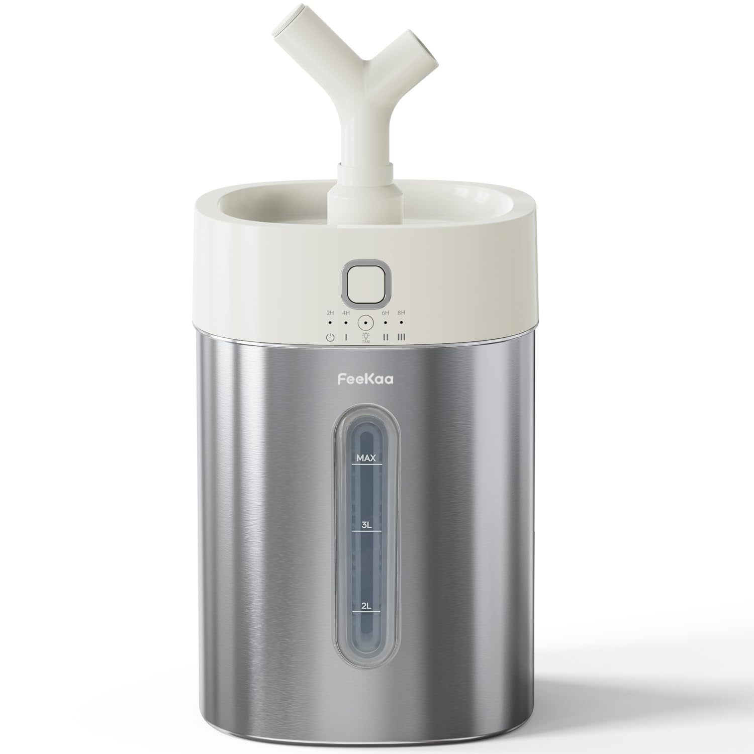 Stainless Steel Humidifier, 4L/1Gal Cool Mist Humidifiers for Bedroom up to 500 sq ft