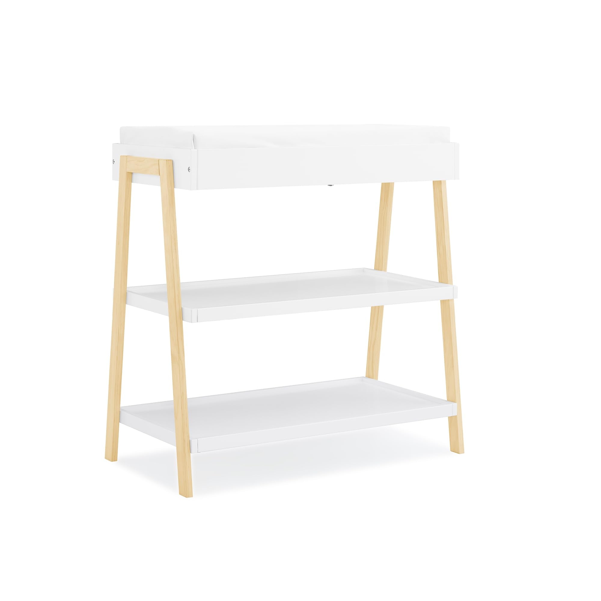 Scout Changing Table - Greenguard Gold Certified, Bianca White/Natural