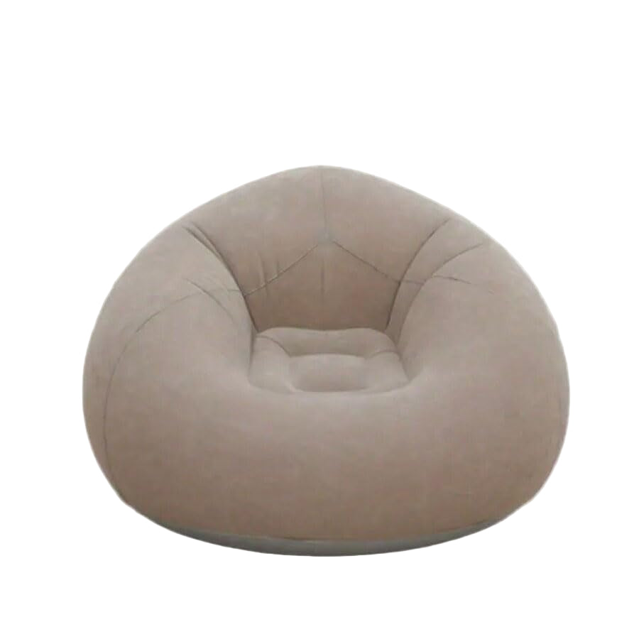 Flocked Portable and Easy to Store Single Lazy Sofa, Outdoor Leisure