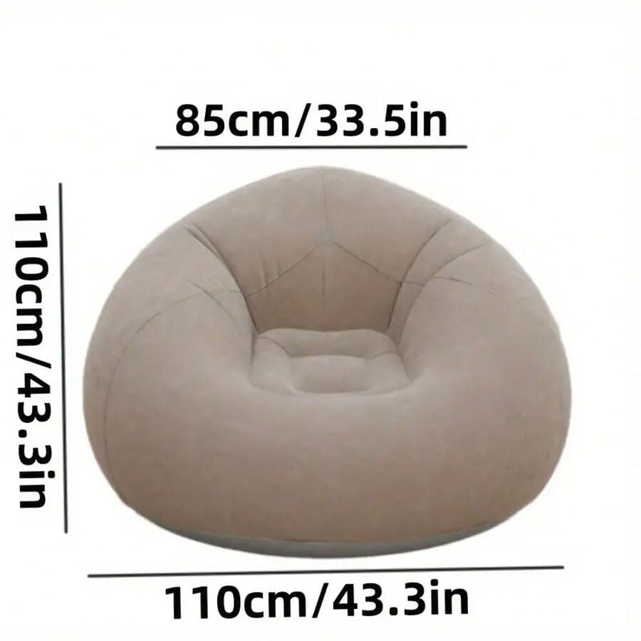 Inflatable Flocked Sofa Chair