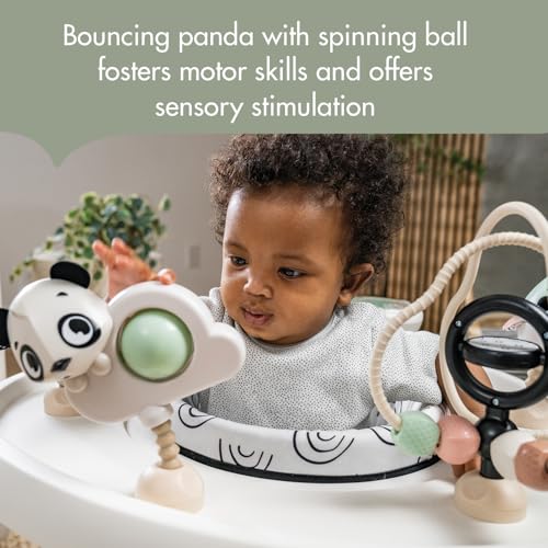 5-in-1 Stationary Activity Center Black & White