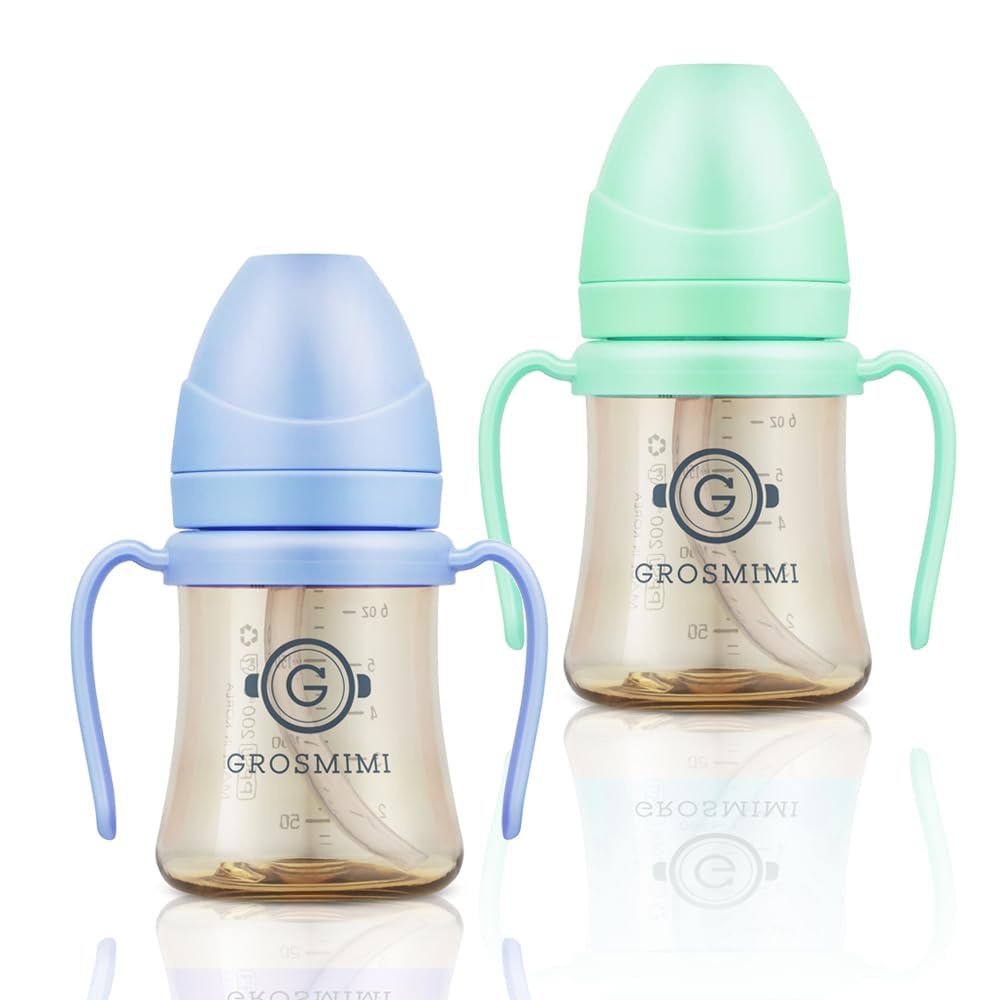 Spill Proof Magic Sippy Cup with Straw with Handle for Baby and Toddlers