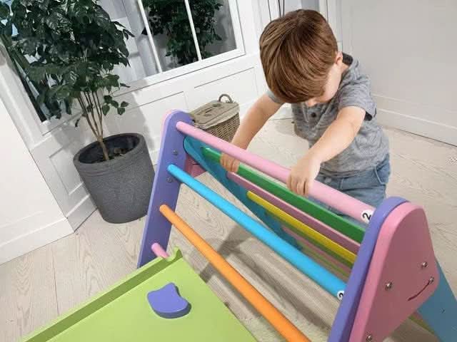 Hazel | Pikler Triangle, Slide & Rocker Set