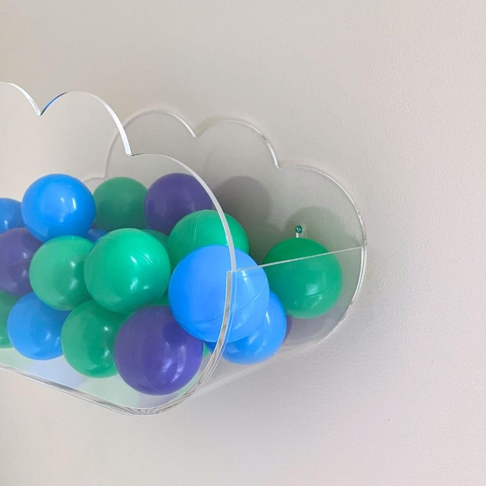 Clear Acrylic Cloud Wall Display Pocket for Nursery