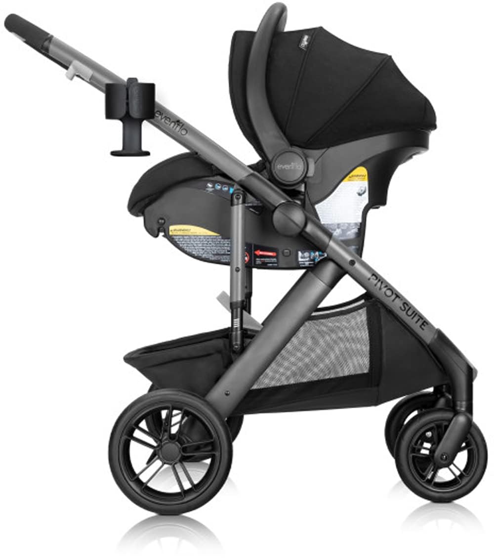 Pivot Suite Modular Travel System with LiteMax Infant Car Seat, Dunloe Black