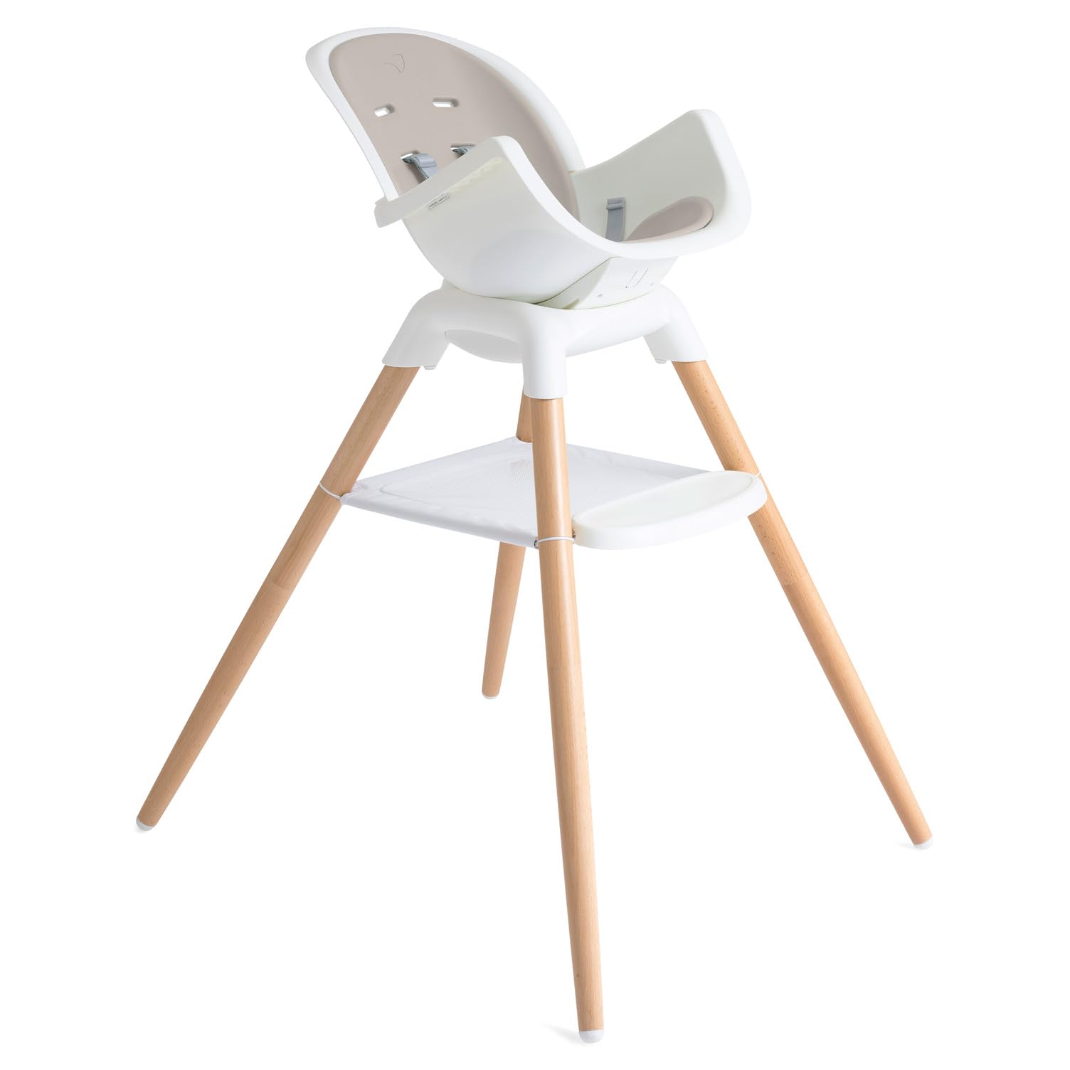 9-Mode Wooden High Chair with European Beech Wood