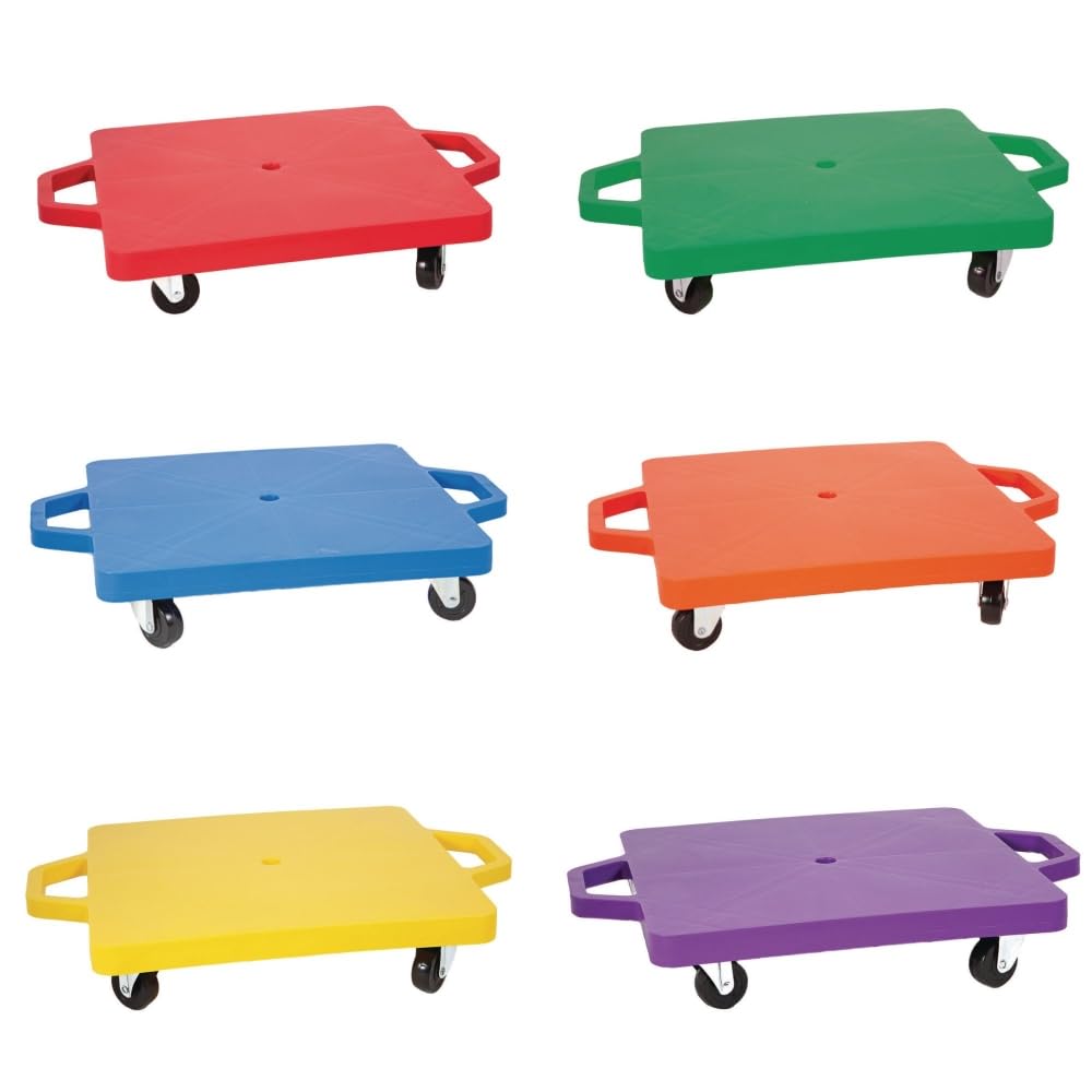 16" Scooters. Set of 6 Different Colored Scooters with Smooth Rolling