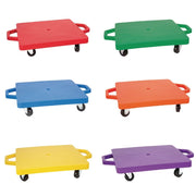16" Scooters. Set of 6 Different Colored Scooters with Smooth Rolling