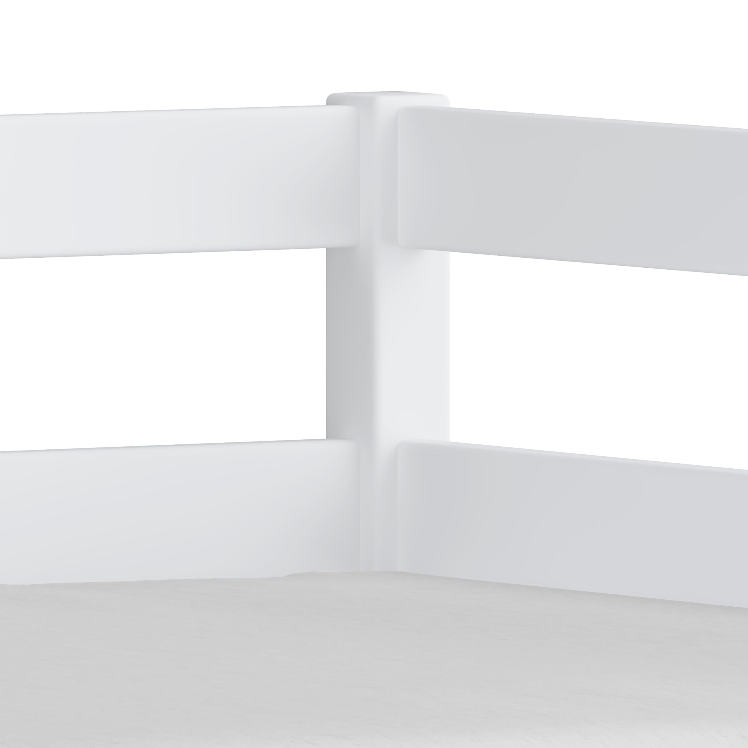 Twin Daybed with Trundle White Wood