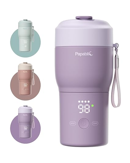 Portable Bottle Warmer for Travel Pro – Fast Heating, Built-in Sterilizer,