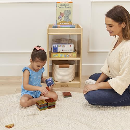 2-Cube Vertical Storage Cabinet Natural Birch