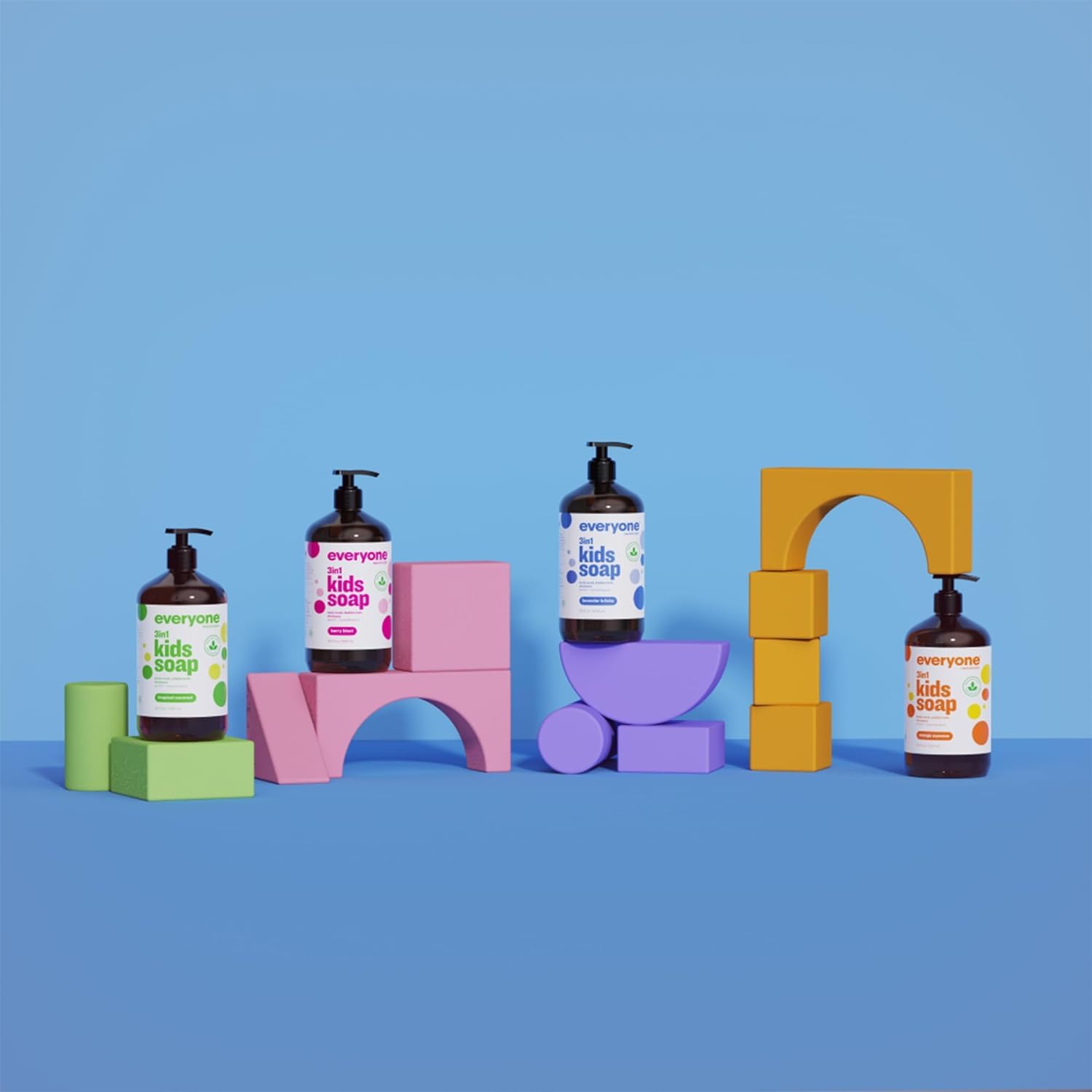 3-in-1 Kids Soap, Body Wash, Bubble Bath, Shampoo, 32 Ounce (Pack of 1)