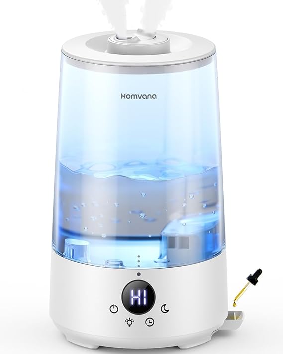 Humidifiers for Bedroom Home, 3.6 L Cool Mist Top-Fill 34H Super Long Time