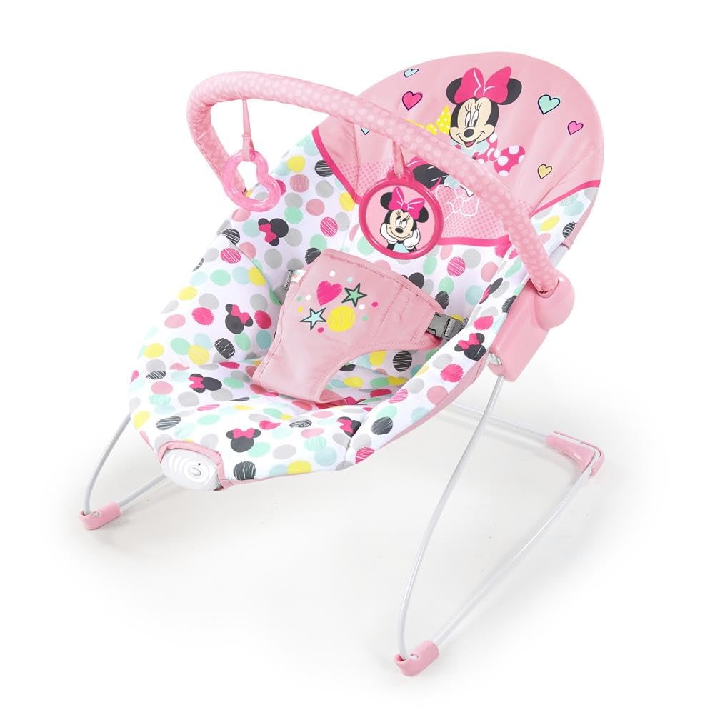 Disney Baby Minnie Mouse Baby Bouncer Soothing Vibrations