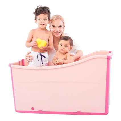 Large Foldable Bathtub for Toddler Collapsible Baby Bathtub Portable