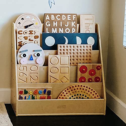 Single-Sided Book Display with Storage