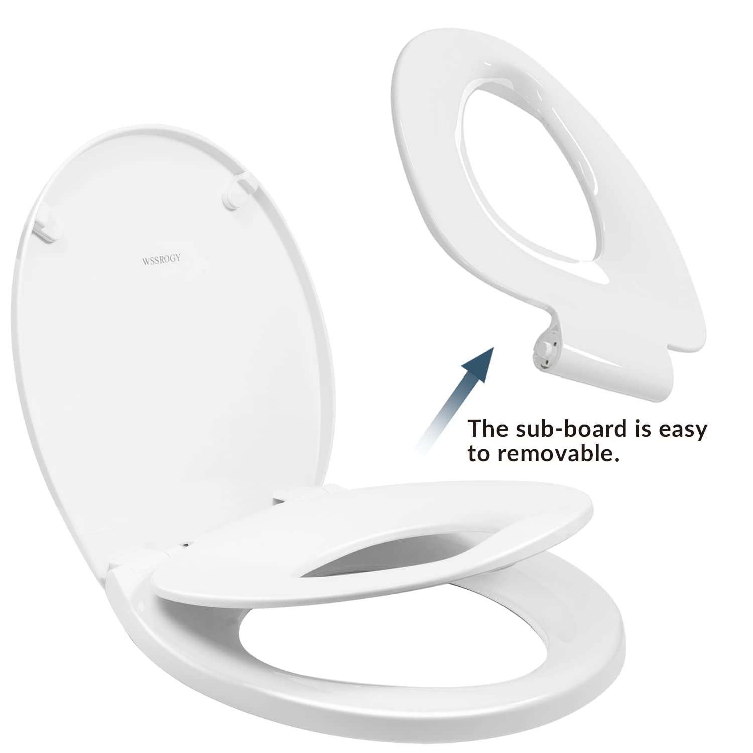 Mayfair Potty Seat And Toilet Seat Molded White