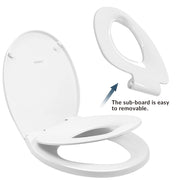 Mayfair Potty Seat And Toilet Seat Molded White