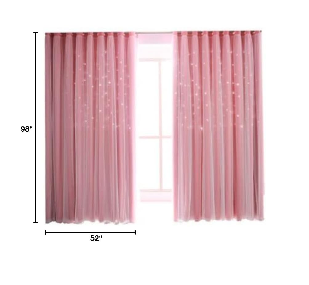 Curtains Double Layer Curtains Blackout Curtains for Bedroom