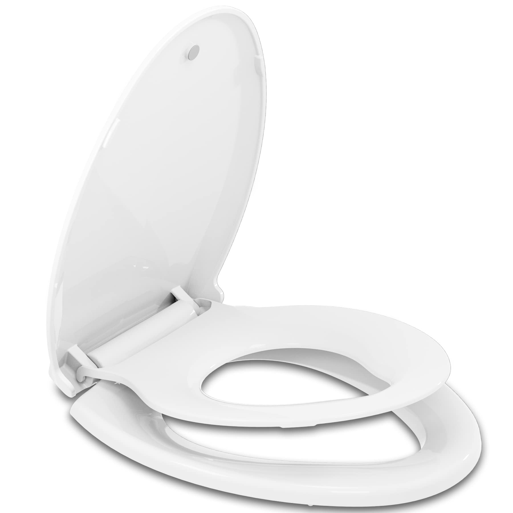 Training Toilet Seat, Built-in Magnetic Seat, Lid with Cover