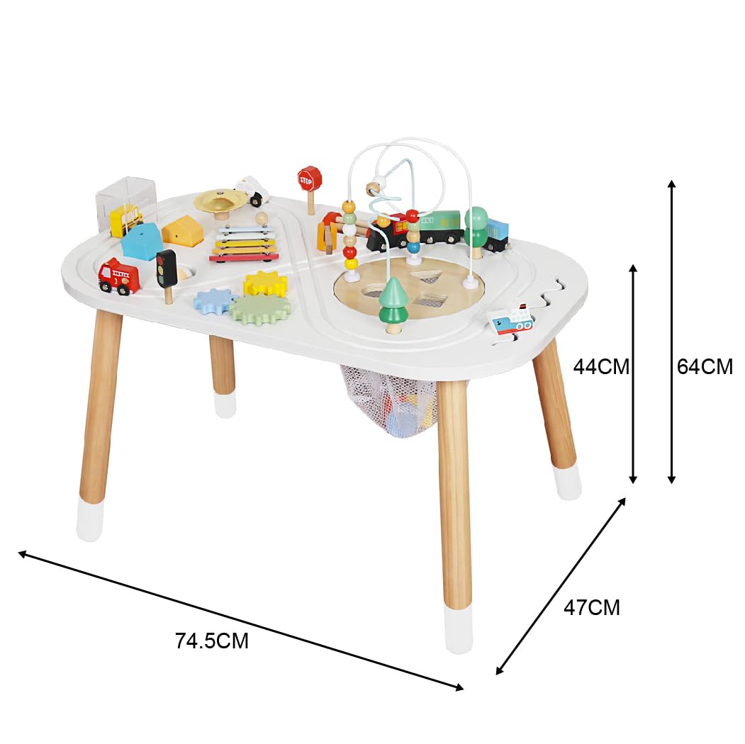 Wooden Activity Table for Toddlers