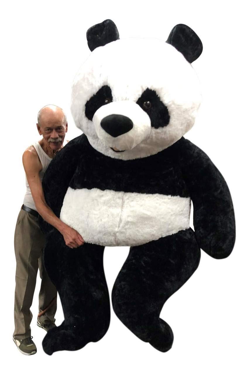 Giant Stuffed Panda 7 Feet Tall 84 Inches Soft 213 cm Huge Stuffed Animal