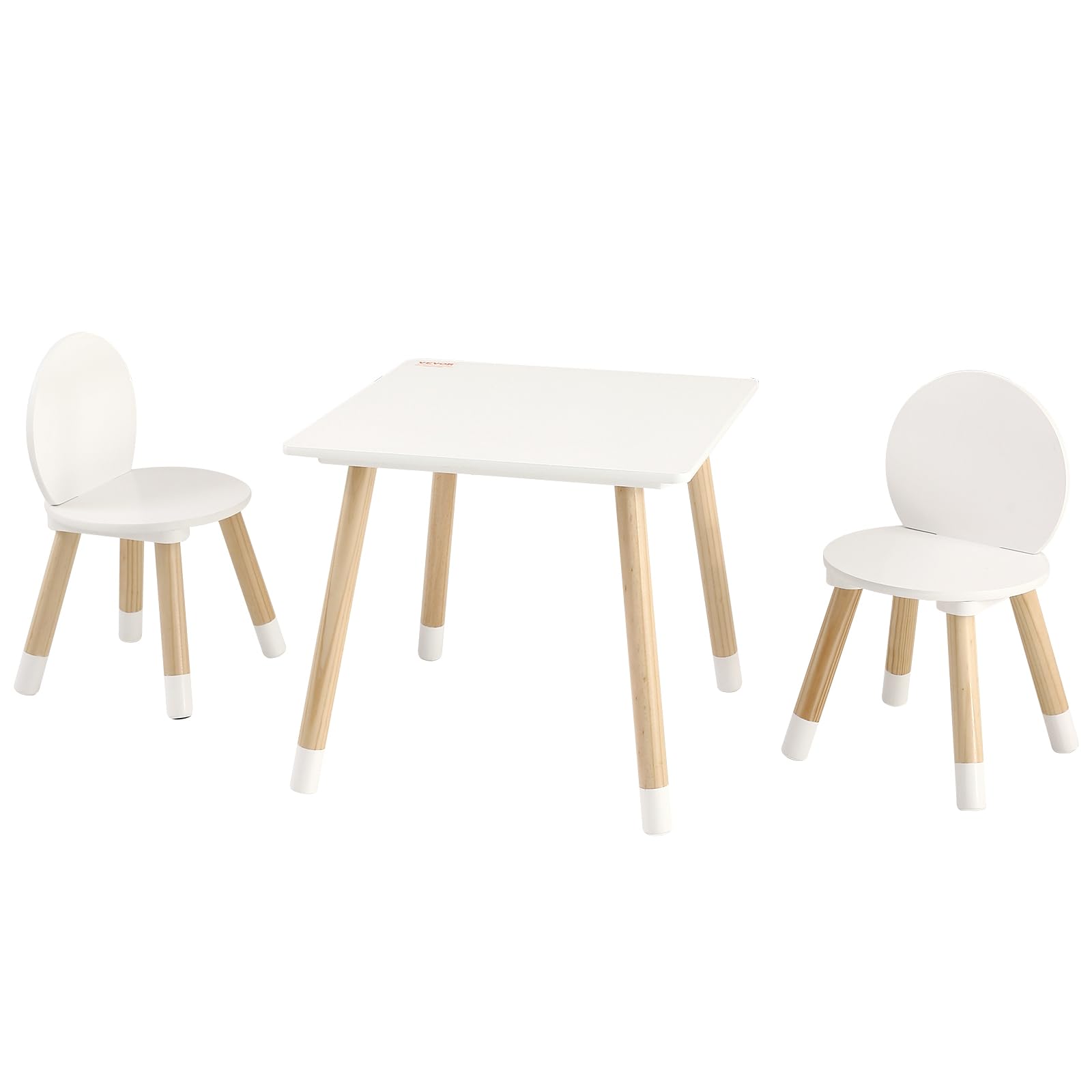 Kids Table and Chairs, Toddler Table and Chair Set, Children Wooden