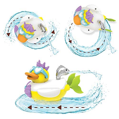 Jet Duck Mermaid Bath Toy with Powered Water Shooter