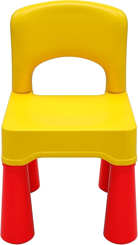 Plastic Toddler Chair, Durable and Lightweight Kids Chair, 9.3" Height