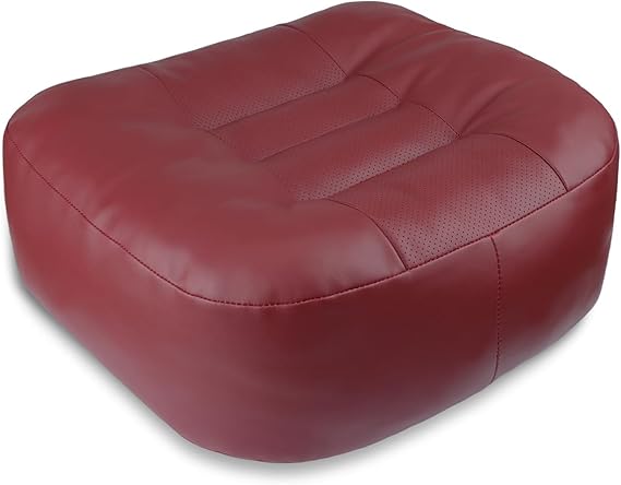 Super Thicken Leather Car Seat Cushion for Adults - Portable Angle Lift Seat Pad