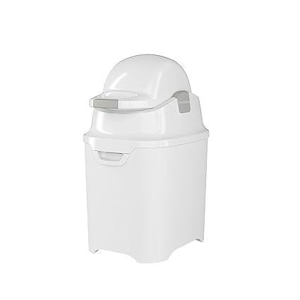 Mini Diaper Pail with Airtight Lid - Durable & Odorless Diaper Disposal