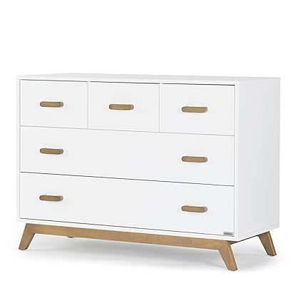 5-Drawer Dresser for Nursery and Bedroom - Modern Design