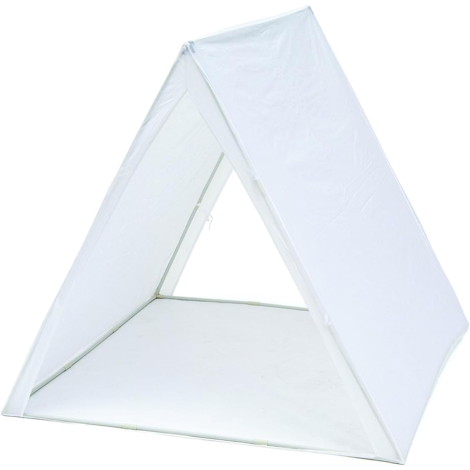 Kids Indoor Slumber Party Tent - 45" x 40" White Nonwoven Fabric