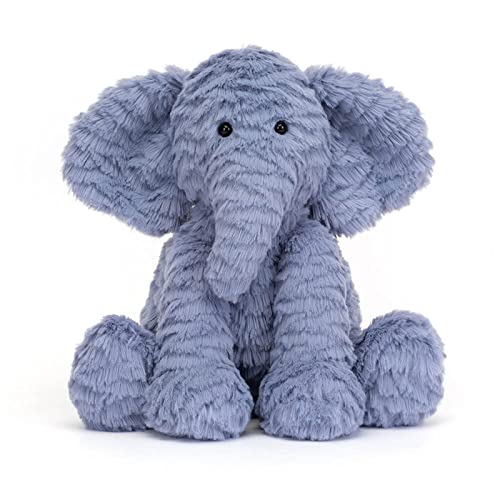 Fuddlewuddle Elephant Stuffed Animal, Medium 9 inches - Elephant Plush Toy
