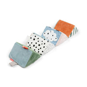 Tummy Time Activity Toys - Soft Pillow with Teether and Fold-Out Sensory