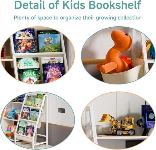 3-Tier Montessori Toy Storage Bookshelf