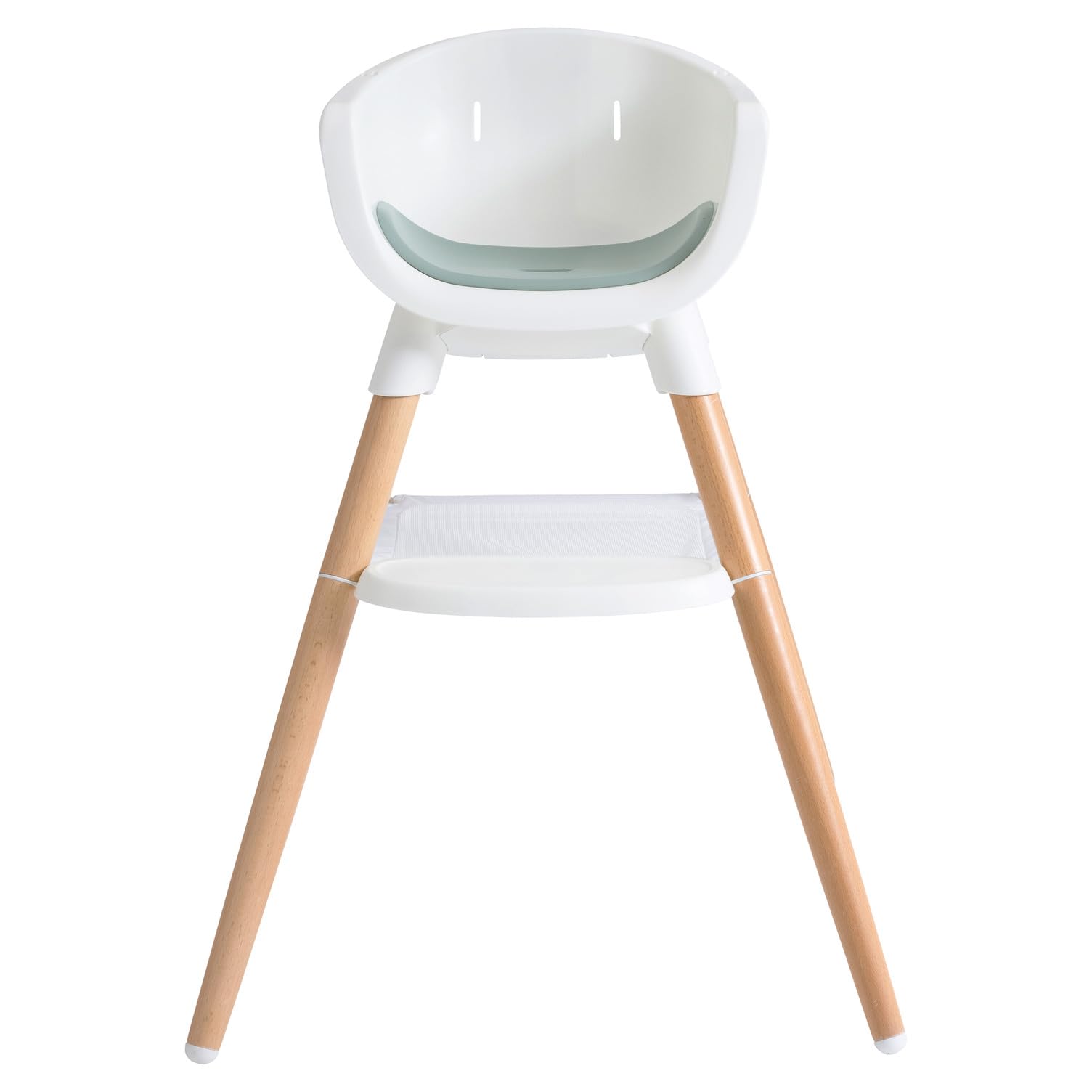Multi-Mode Wooden Highchair - European Beech Wood Convertible Chair
