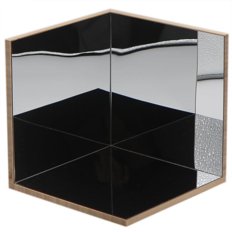 Corner Mirror Made from Wooden Bamboo Board & Unbreakable