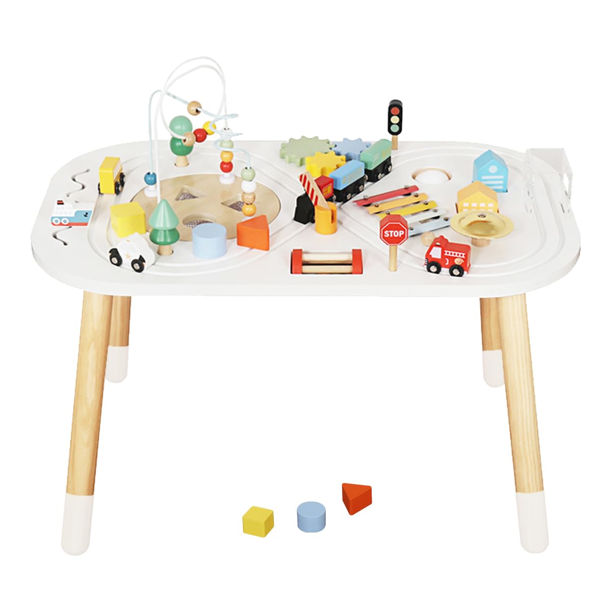 Wooden Activity Table for Toddlers