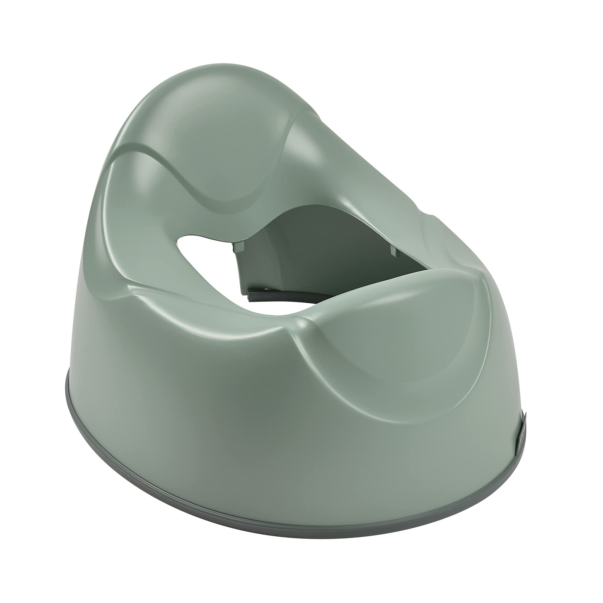 BEABA Ergonomic Training Potty, Provides Comfort and Support, Lightweight & Portable, Compact Toddler Potty (Sage)