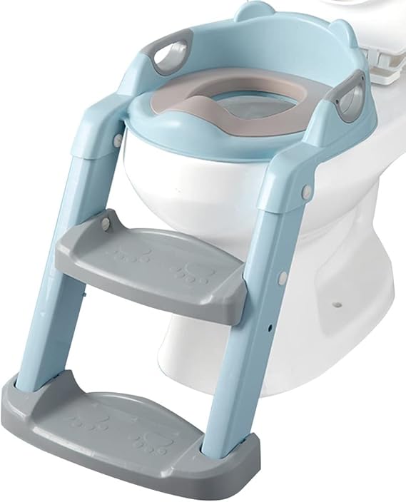 Seat with Ladder Adjustable Height Toilet Training Seat, Lightweight