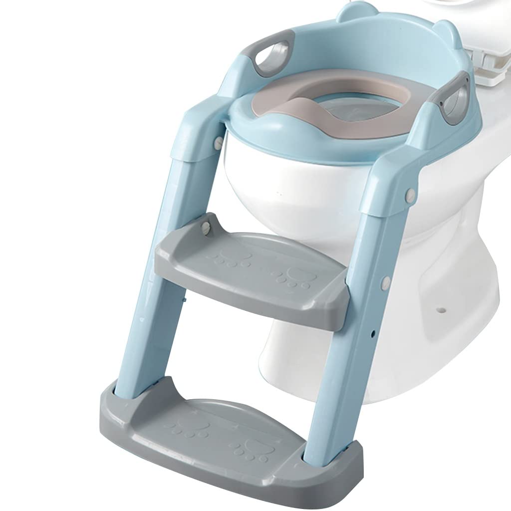 Seat with Ladder Adjustable Height Toilet Training Seat, Lightweight