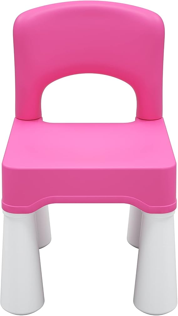 Plastic Toddler Chair, Durable and Lightweight Kids Chair, 9.3" Height