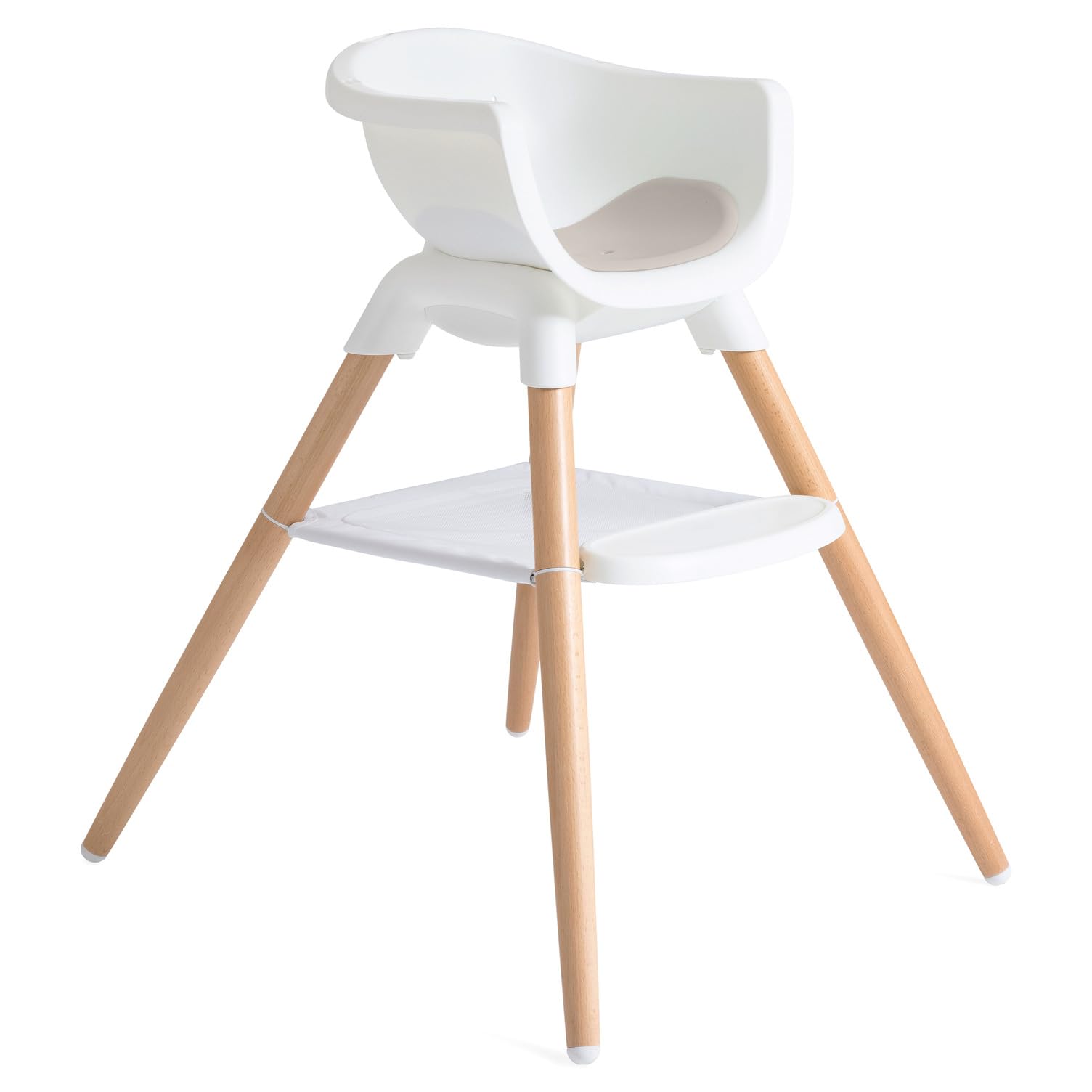 9-Mode Wooden High Chair with European Beech Wood