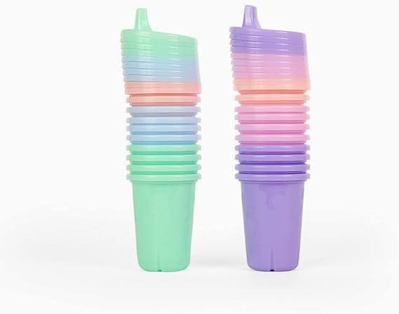 Take & Toss Sippy Cups - Spill Proof Toddler Cups Value Party Pack - 10 Oz - 20 Count