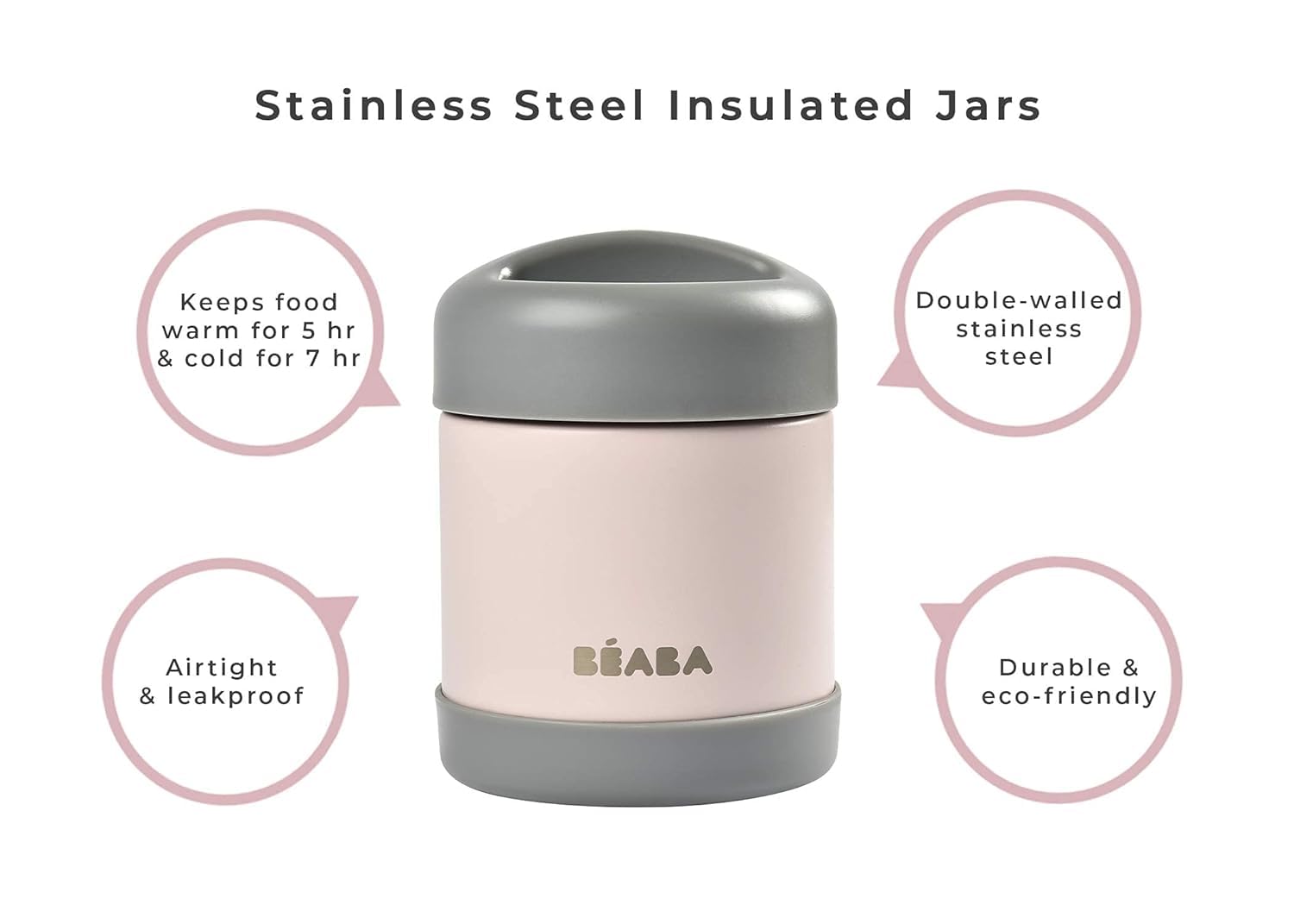 Steel Insulated Food Jar 10 oz, Kids Thermos, Lunch Containers