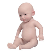 18.5 Inch Silicone Reborn Doll Full Body Silicone Newborn Baby Real Reborn Baby Doll