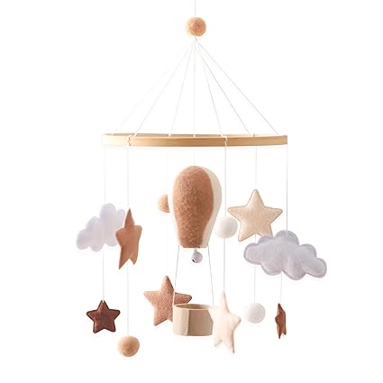Baby Mobile for Crib, Baby Crib Mobile for Boys Girls, Baby Mobile for Bassinetg