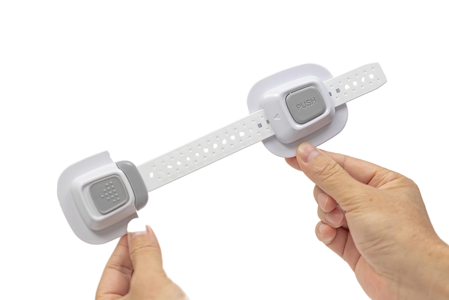 No Drill Anti Tip Furniture Adjustable Straps Wall Anchors for Baby Proofing (Upgraded 4P)